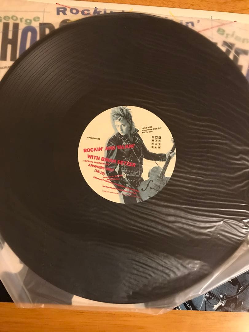ブライアンセッツァー(ストレイキャッツ) ジョージサラグッド インタビュー盤