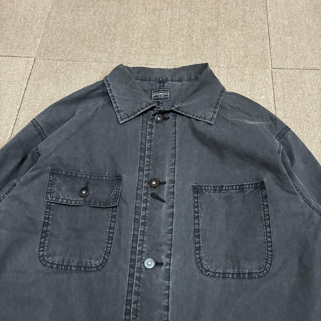 ハ*ジ様 定2.3万 ジョンブル コットンナイロン カバーオール 黒 L フェー