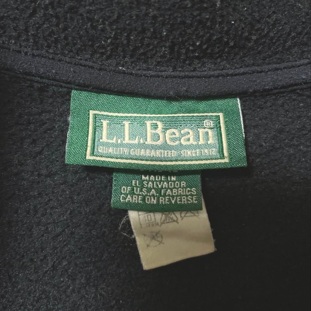 90s LLBEAN エルエルビーン フリースベスト 緑タグ