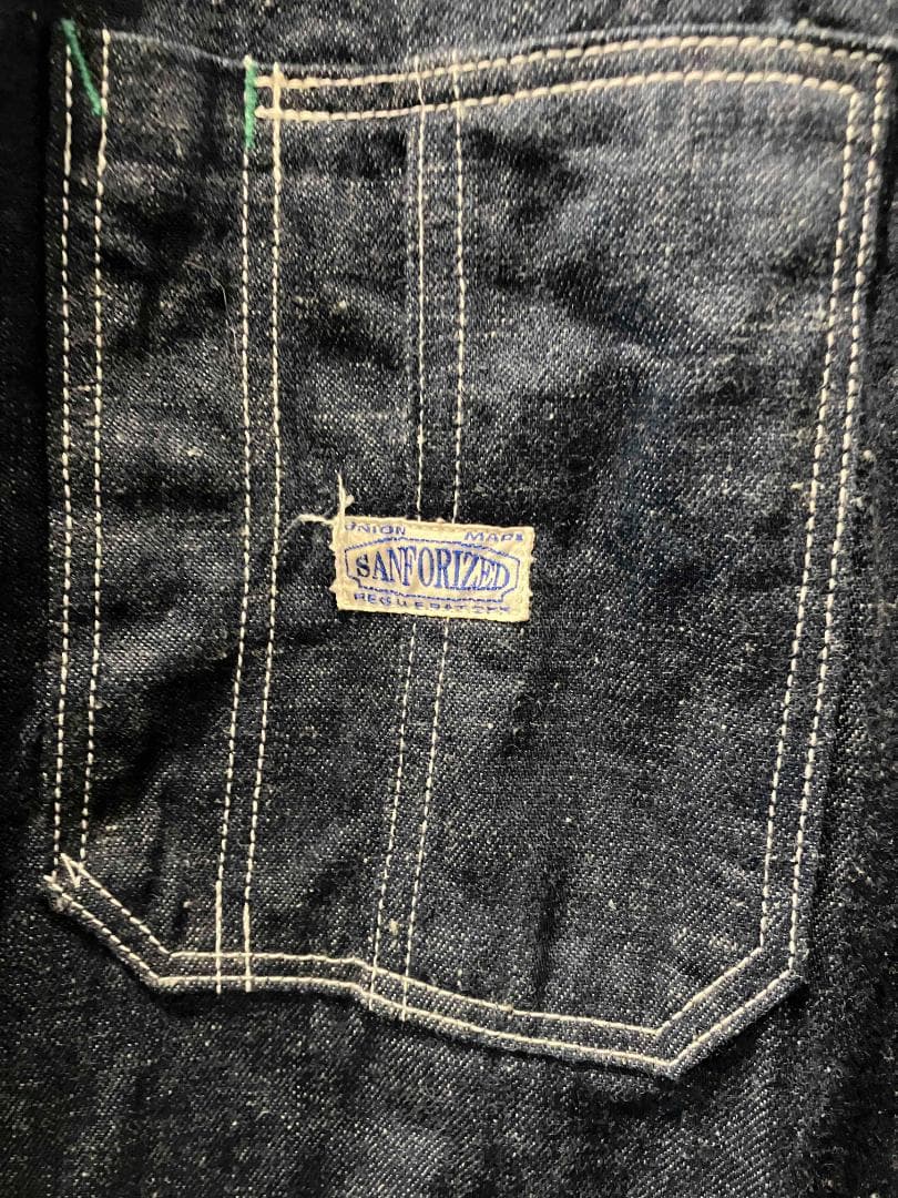 WWⅡ４０ｓ UNION MADE SANFORIZED　カバーオールジャケット