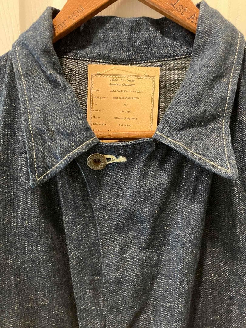 WWⅡ４０ｓ UNION MADE SANFORIZED　カバーオールジャケット
