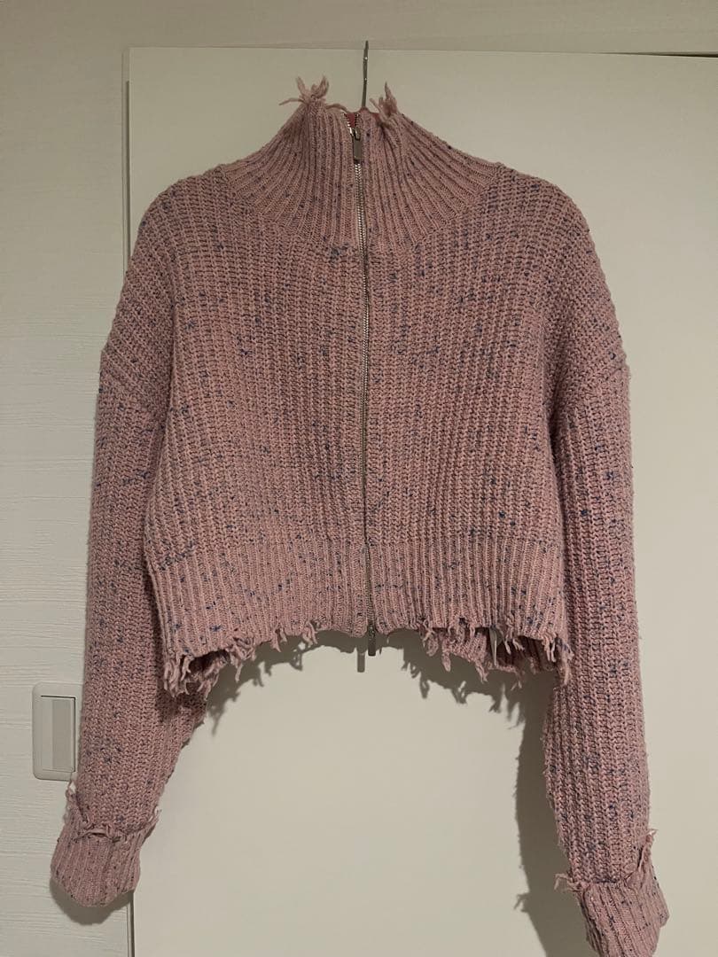 MAISON SPECIAL/メゾンスペシャル　2wayフロントジップニット