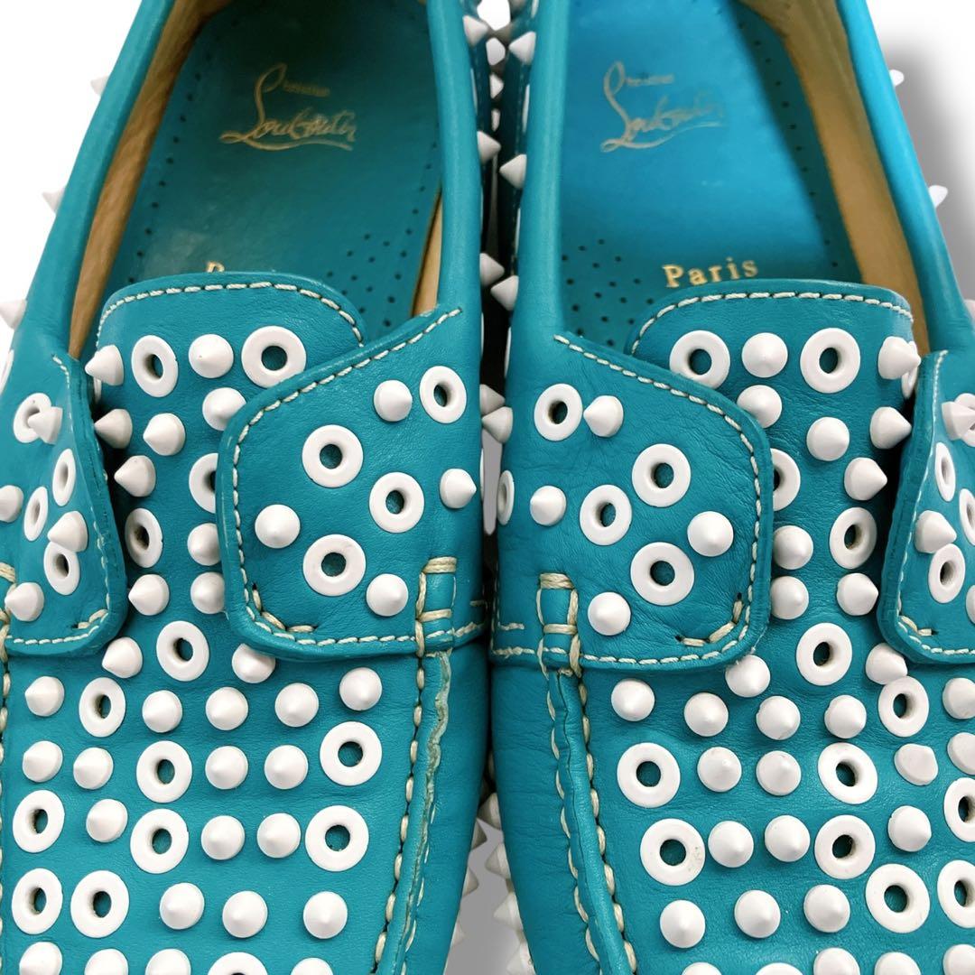 クリスチャンルブタン YACHT SPIKES FLAT CALFデッキシューズ