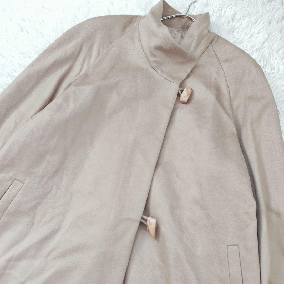 【ピアチェンツァ】カシミア100%ロングコート スタンドカラー ヴィンテージ