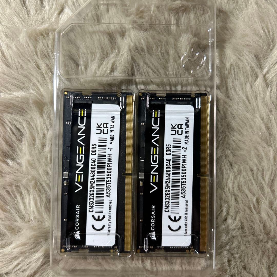 内*郎様 CORSAIR DDR5-4800MHz 16GB×2枚　PC5-38