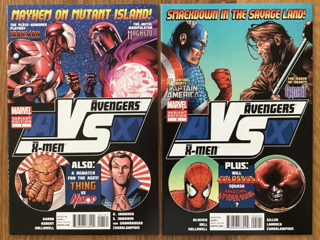値下げ❗️AvX #1-6 アベンジャーズX-men コンプリート　アメコミリーフ