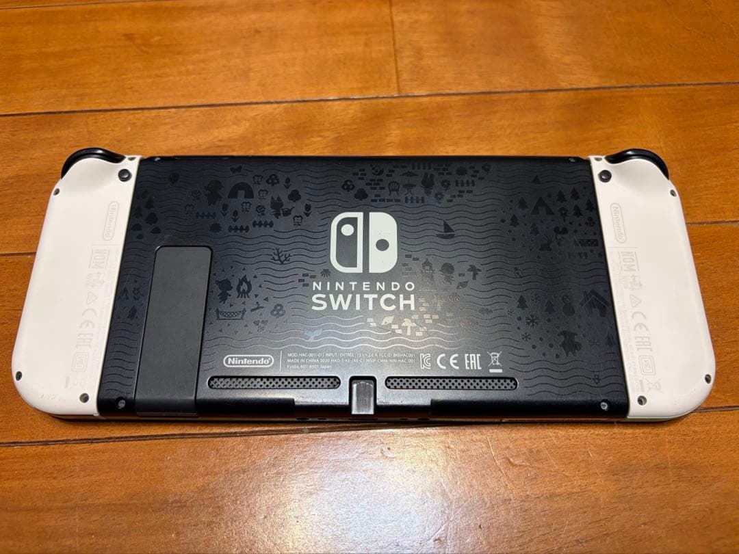 Switch あつ森セット 本体 ソフト無　ケース&256GB SD付