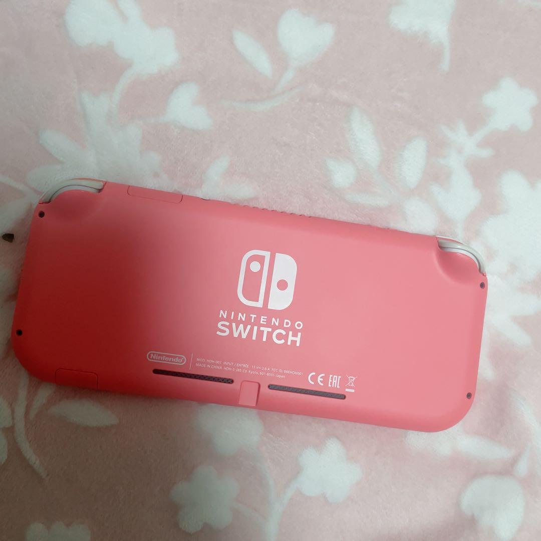Nintendo Switch Lite ピンク 本体と充電器箱付き