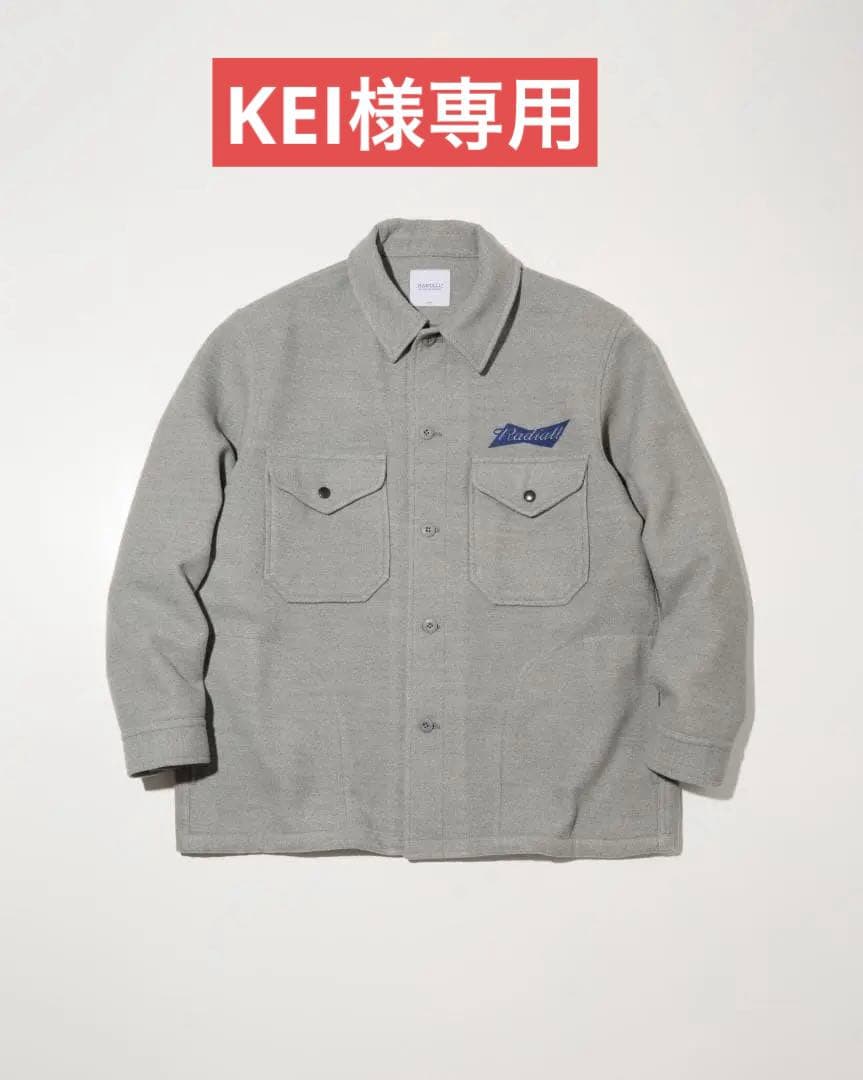 [サイズL]25AW新品未使用RADIALL ラディアル メルトンCPOシャツ