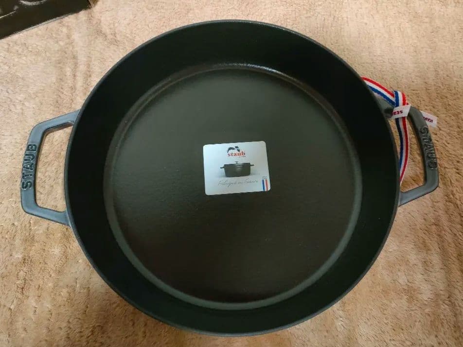 STAUB（ストウブ）両手フライパン グレー 26cm