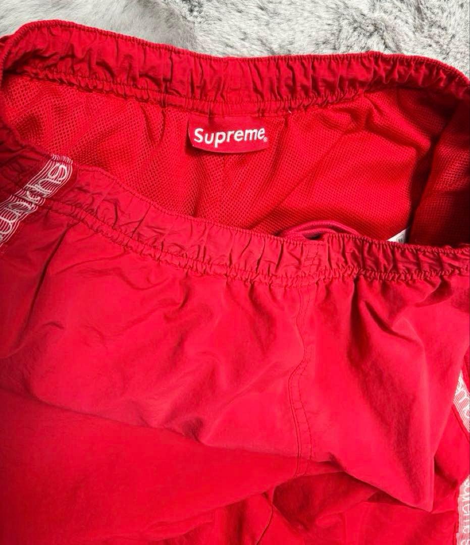 Supreme シュプリーム パンツ クラシックロゴ トラックパンツ レッド