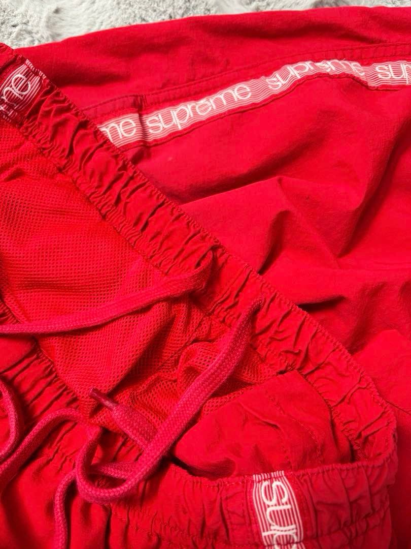 Supreme シュプリーム パンツ クラシックロゴ トラックパンツ レッド