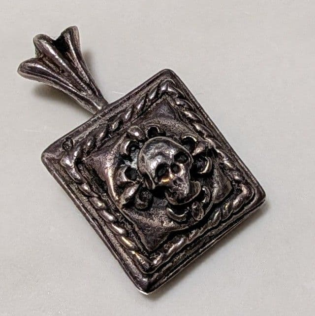 A＆G スカルネックレス ペンダントトップ SILVER925 ビンテージ