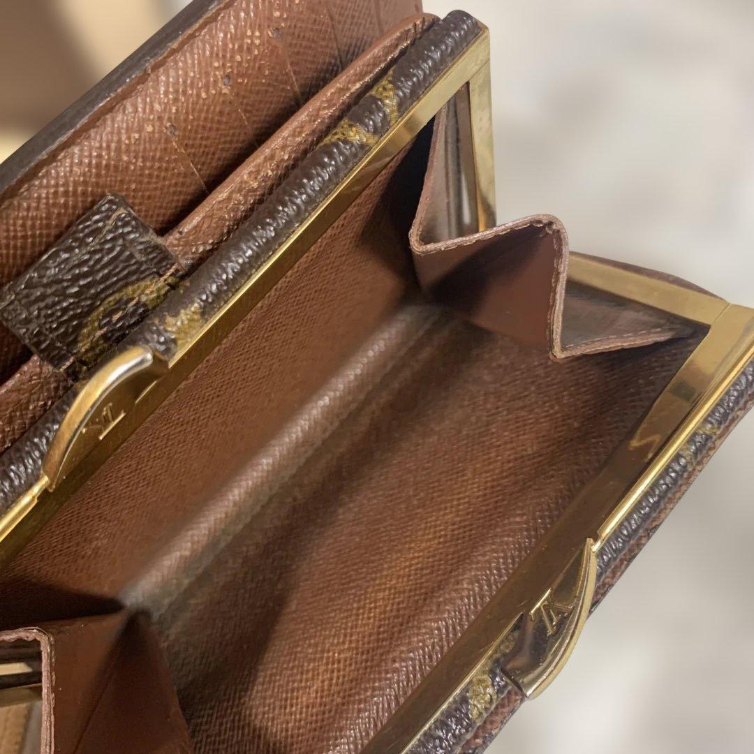 Louis Vuitton 二つ折り財布 モノグラム がまぐち入れ
