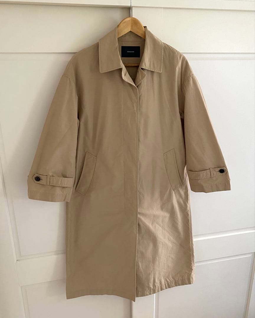 FRAMeWORK T/Cウェザーステンカラーコート ベーシック 36 美品