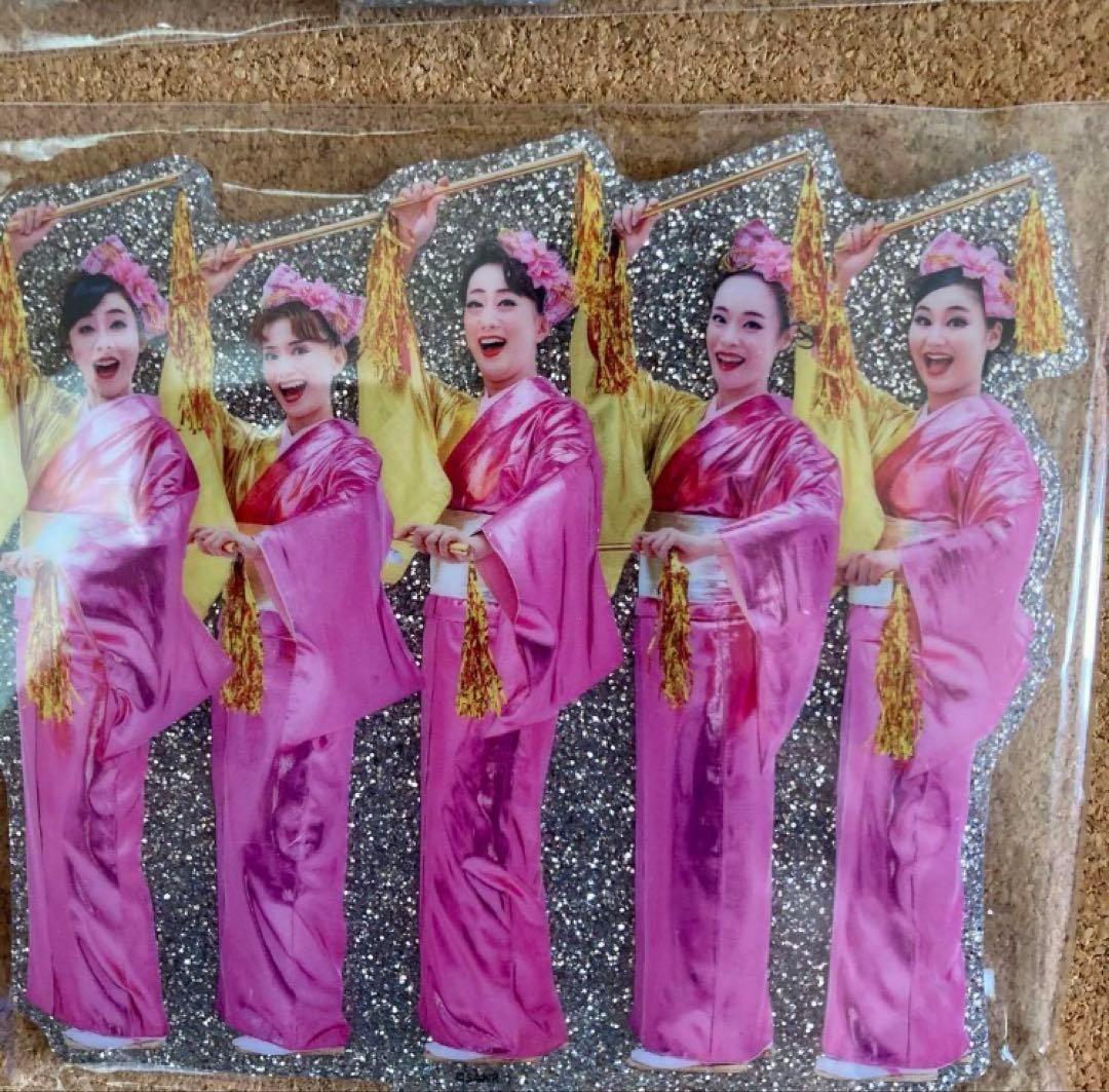 マツケンサンバ　腰元ダンサーズ　グリッターアクリルスタンド 松平健 アクスタ