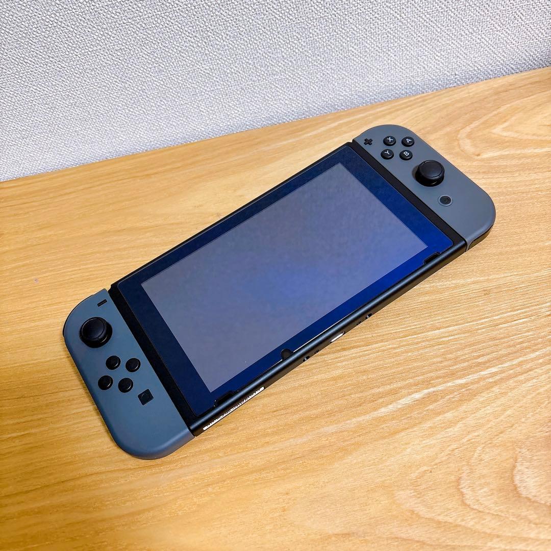 【未使用に近い】 バッテリー強化型 Nintendo Switch 本体 赤青