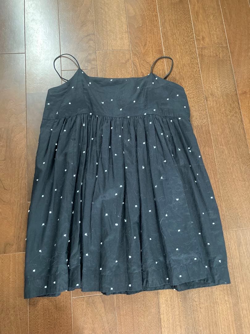 美品 SLOBE IENA ドット刺しゅうキャミソール