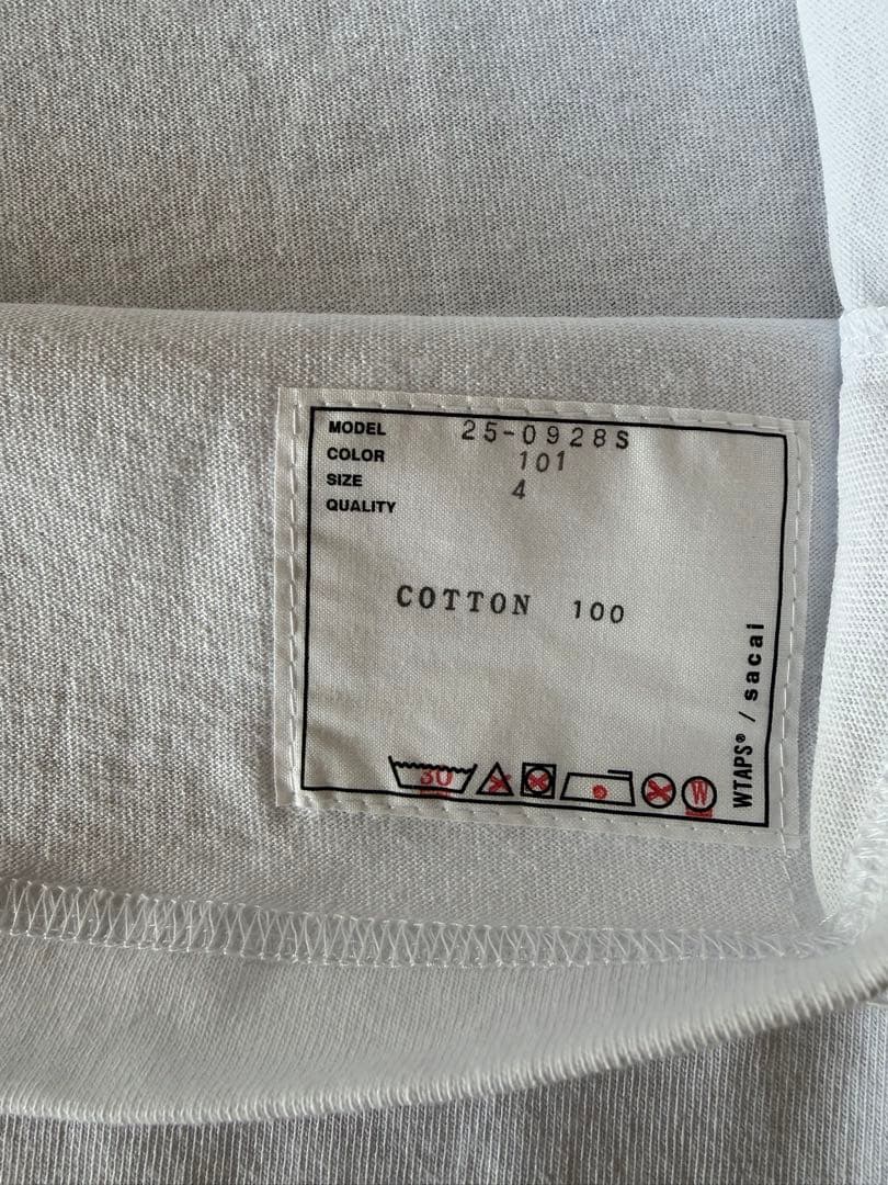 新品未使用　WTAPS×SACAI Tシャツ