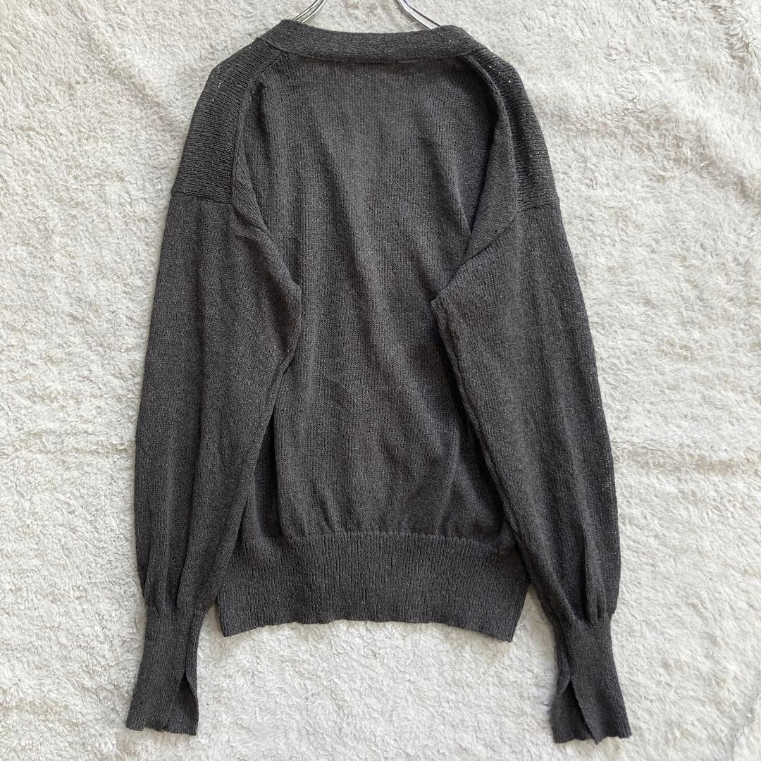 未使用級・24SS・完売品✨Whim Gazette　ペーパーヤーンカーディガン