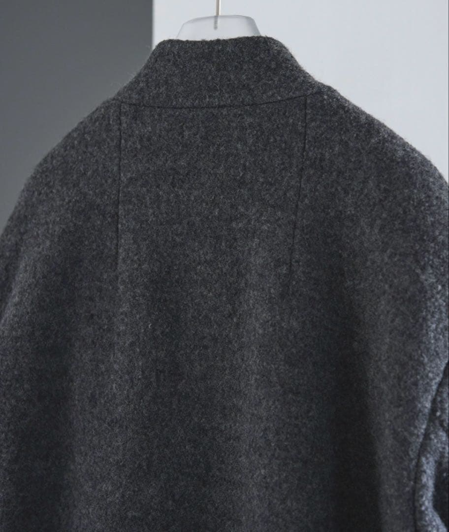今季 anuke アンヌークCollarless Cocoon Coat 38