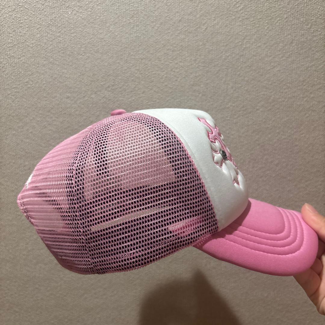 Supplier クロス刺繍キャップ ピンクぱーや