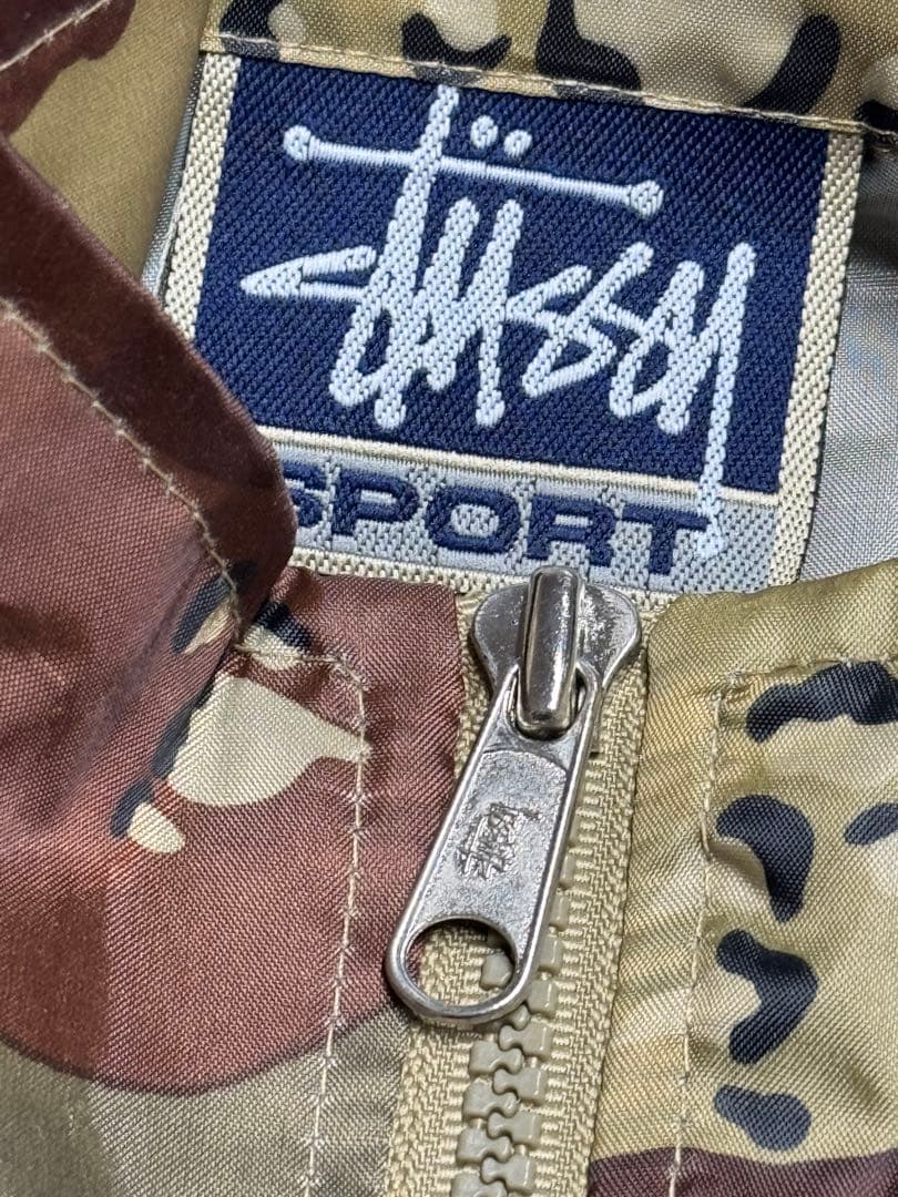 ま*k様 Stussy SPORT ステューシー アメリカ製 カモ ベスト ビン