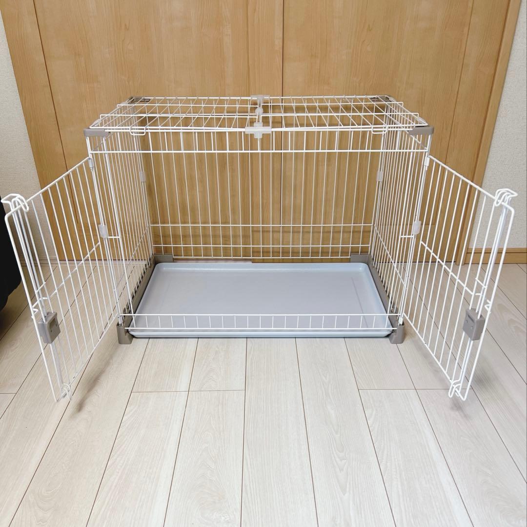 3/8まで出品★アイリスオーヤマ ケージ お掃除楽ちんサークル 仕切りなし