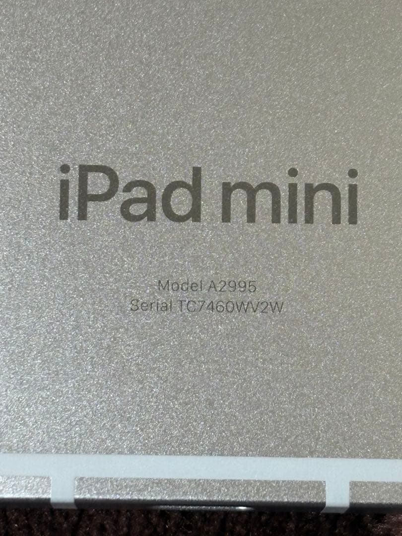 【海外版】iPad mini A17Pro WiFi+Cellular ブルー