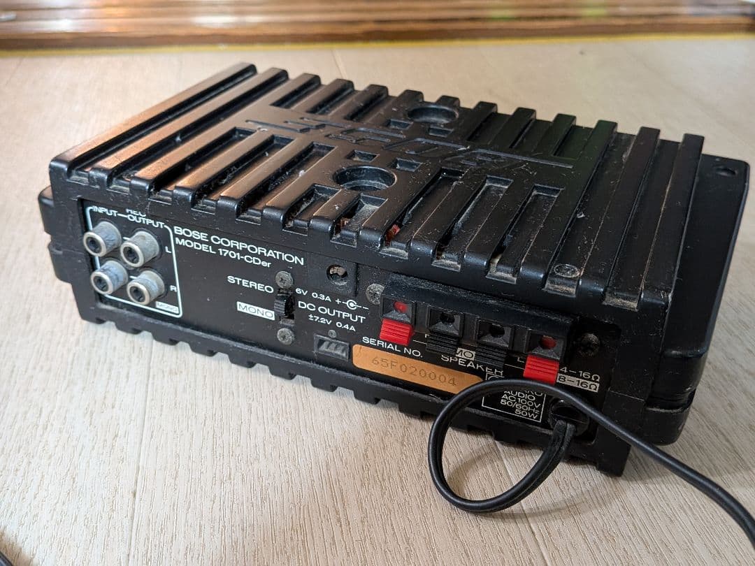 BOSE ボーズ パワーアンプ MODEL 1701-CDer