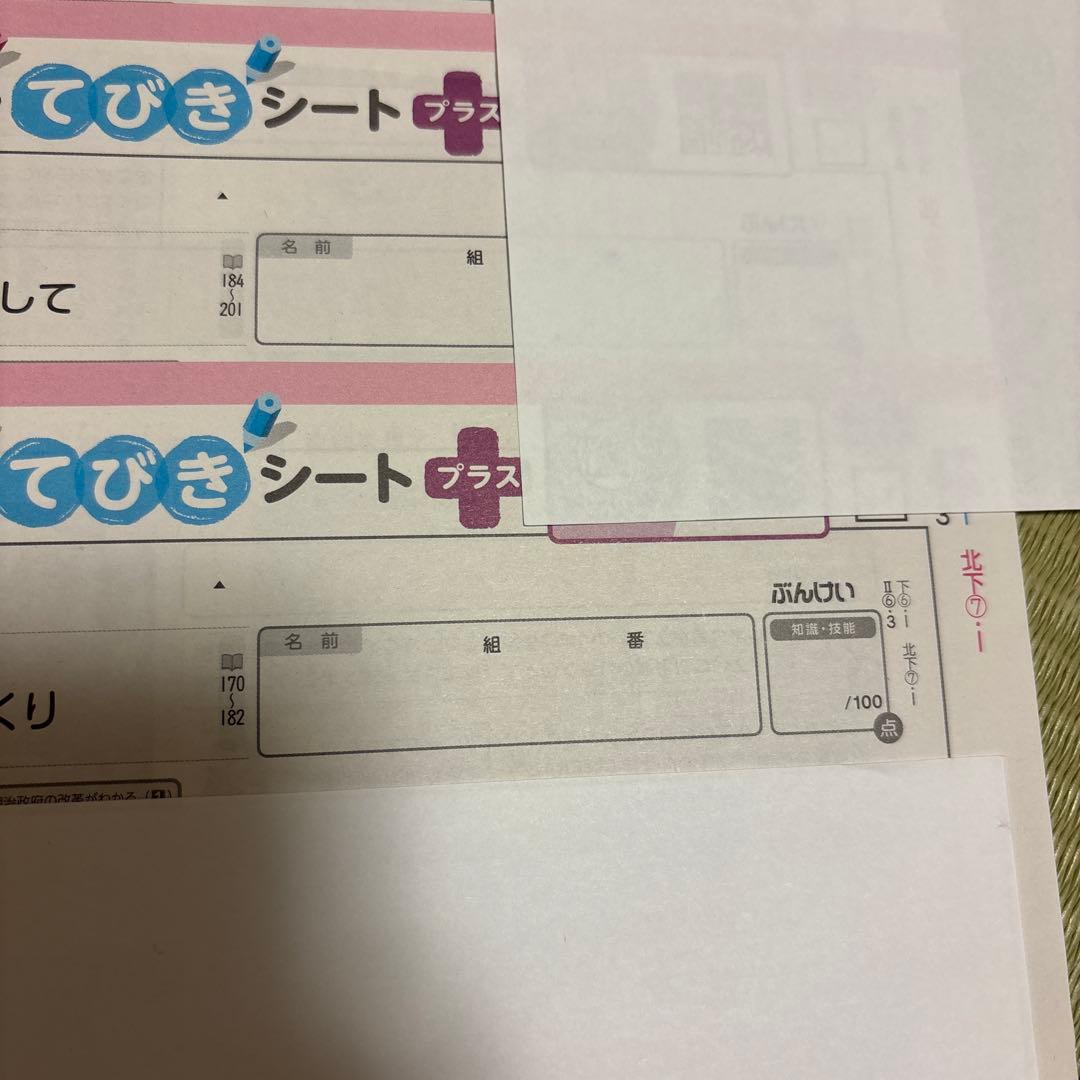 ぶんけい カラーテスト 6年 社会 教育出版