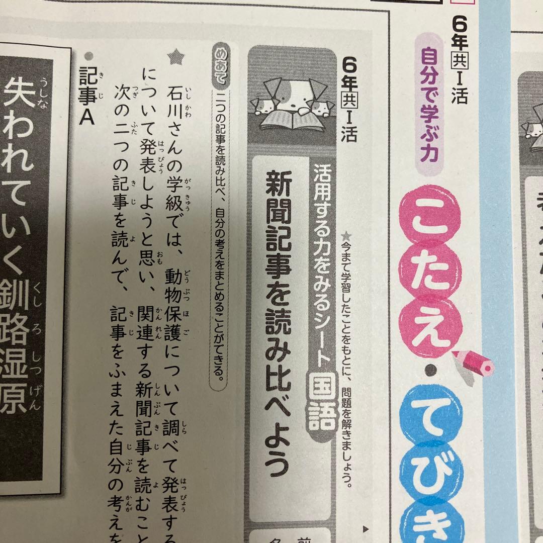 ぶんけい　6年　国語　テスト　解答　2025