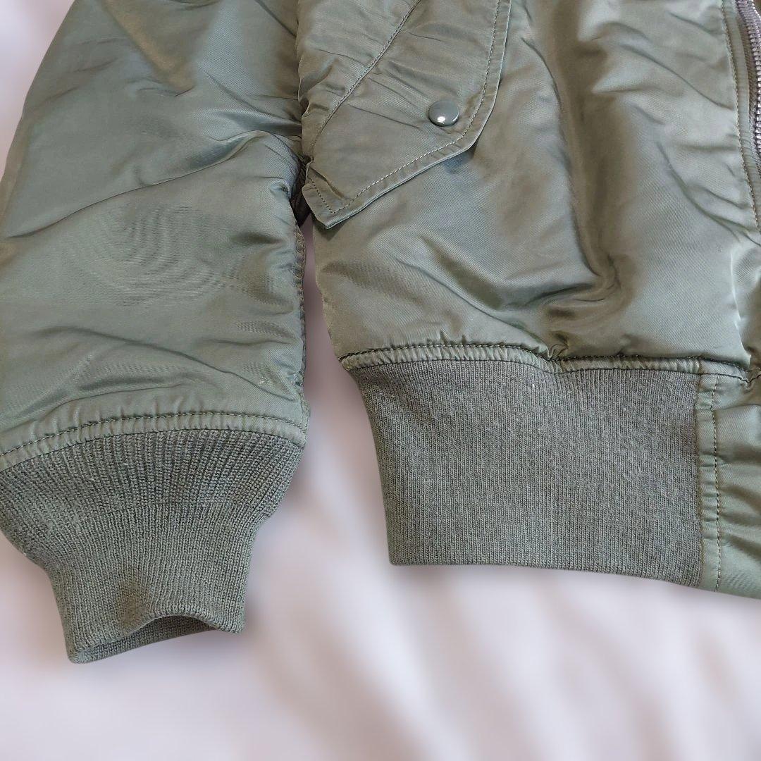 美品 現行 ALPHA INDUSTRIES MA-1 フライトジャケット M