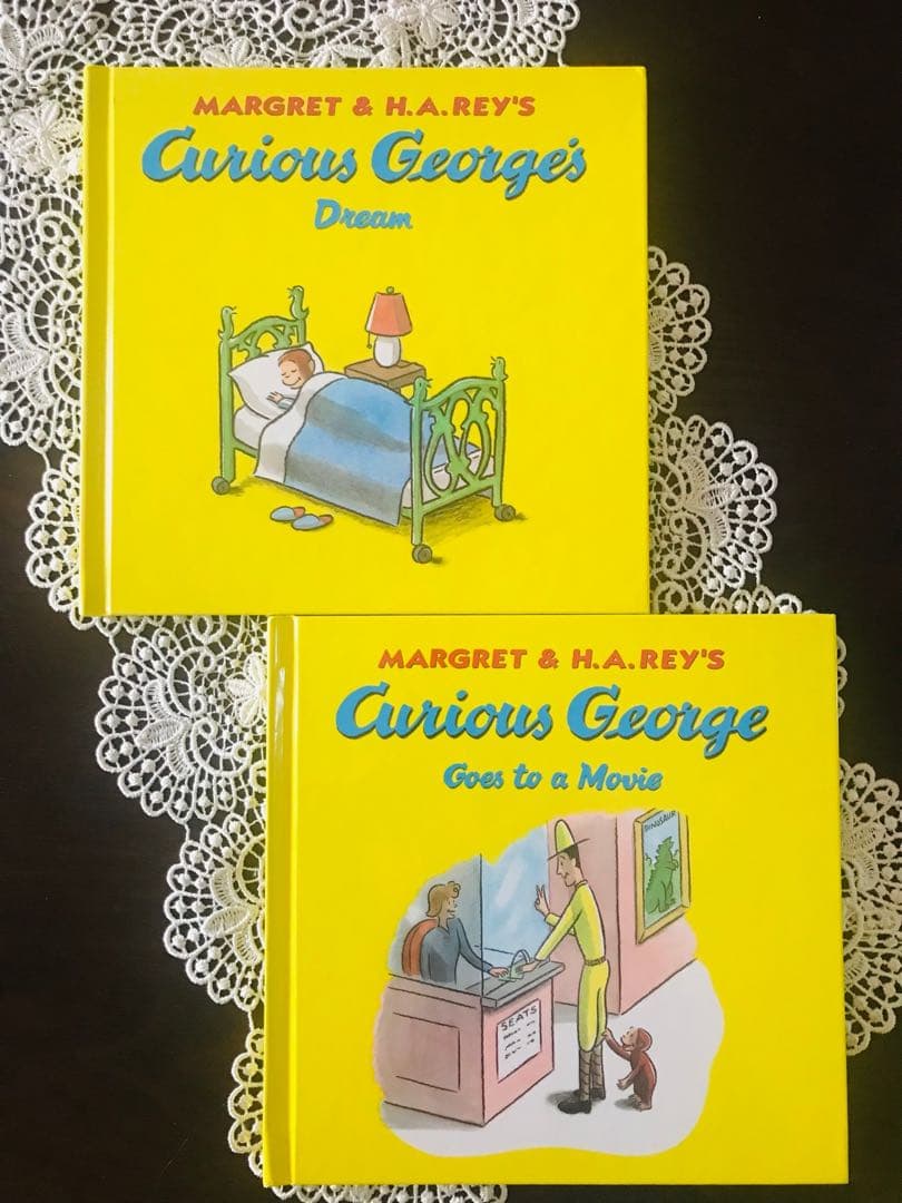 【英語絵本】Curious e おさるのジョージ絵本7冊＋おまけ1冊