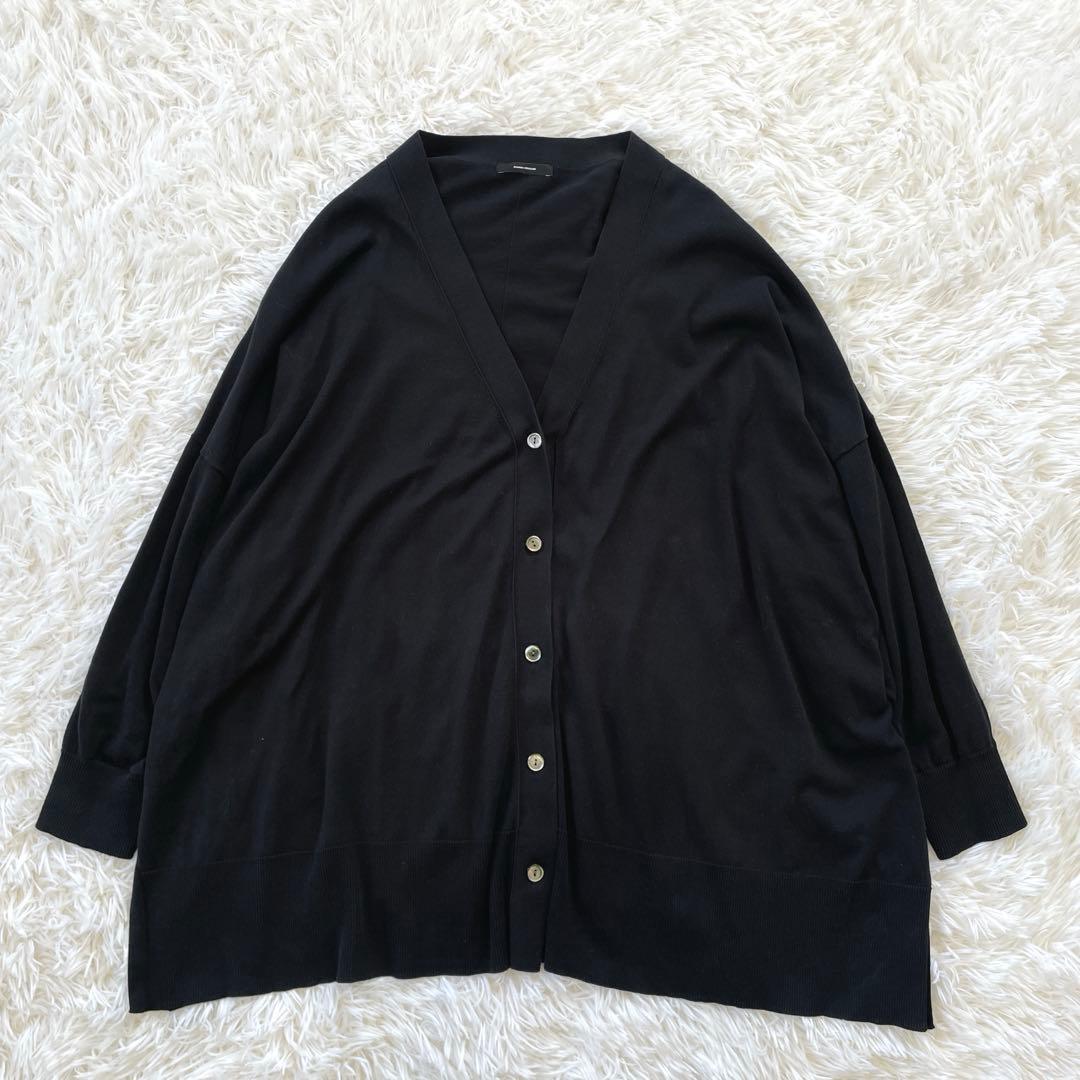 【美品】 ジャーナルスタンダード ハイツイストコットンポンチョカーディガン