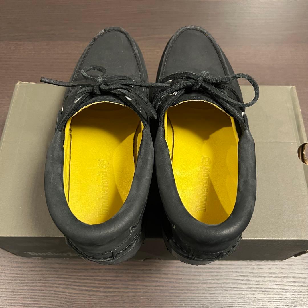 【新品】Timberland 3eye ティンバーランド ブラック 黒 25cm