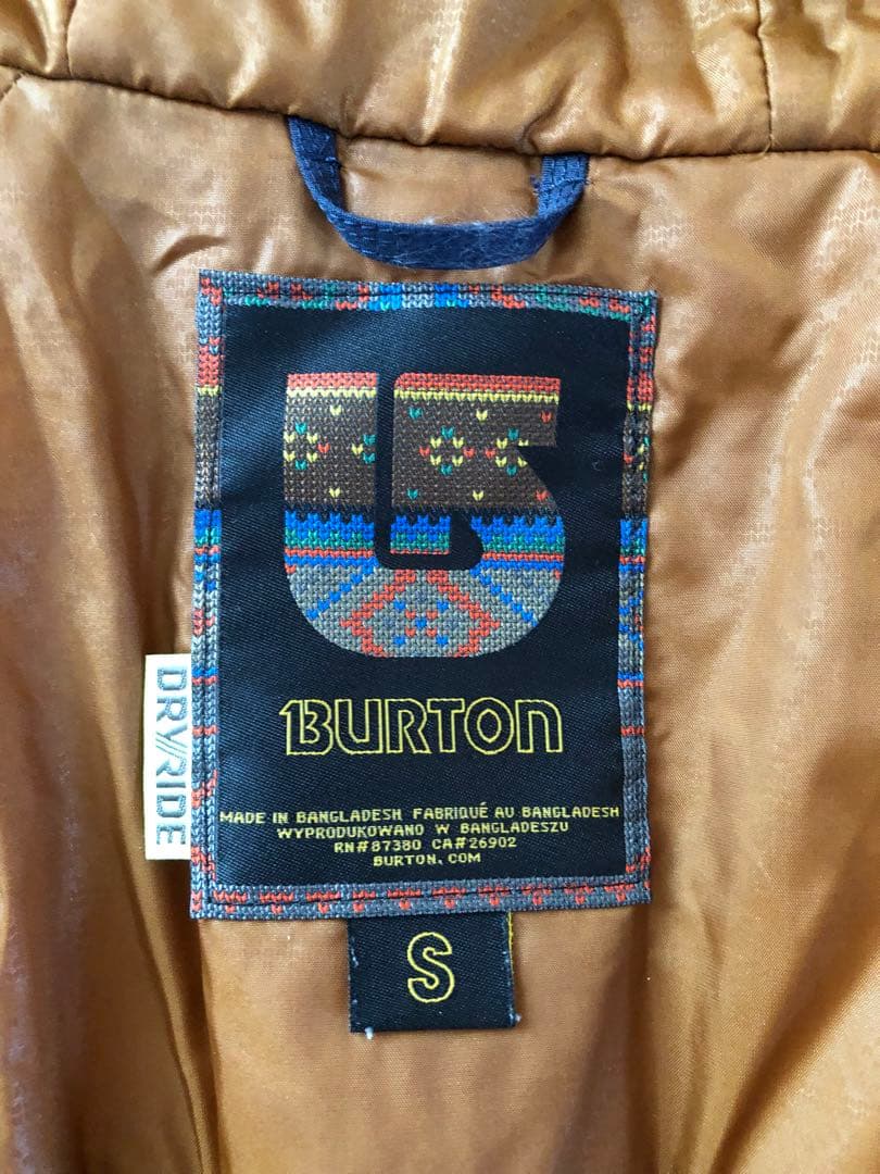BURTON スノーボード用ジャケット ウェア メンズ S Chittagong