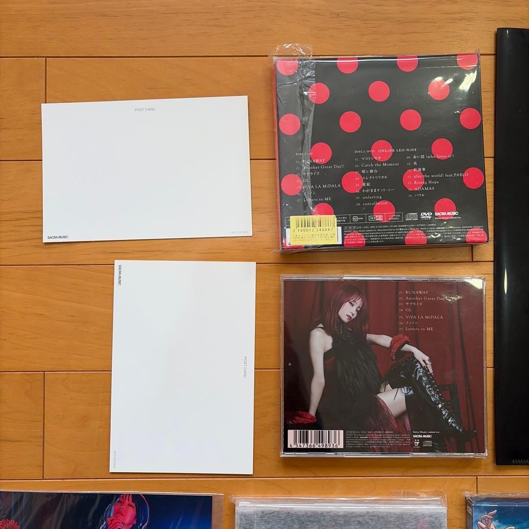 LiSA CD特典付　LADYBUG 明け星白銀　dawn LEO-NiNE 炎