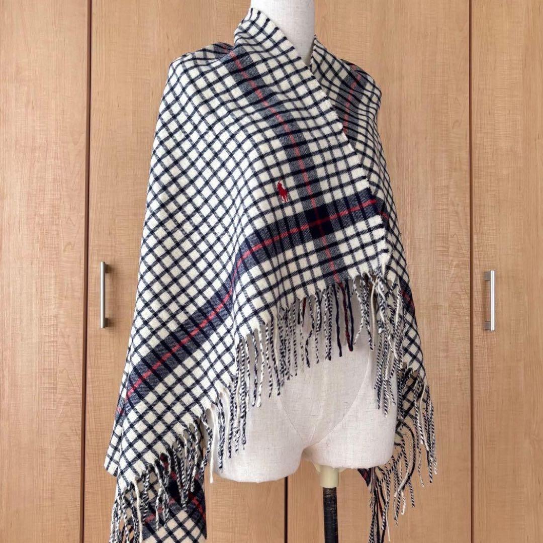 【新品未使用】Ralph Lauren ラルフローレン ブランケット 膝掛け