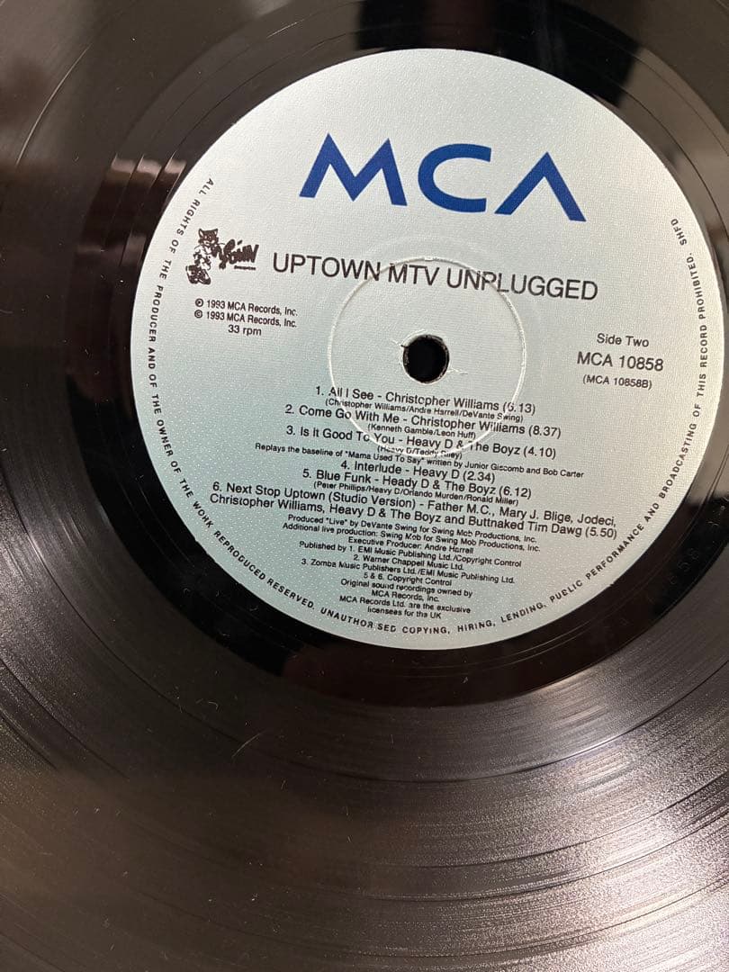 Uptown MTV Unplugged レコード