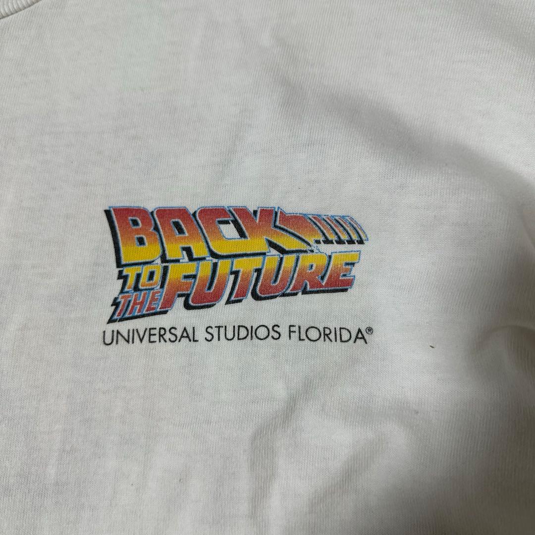 90s バックトゥザフューチャー 両面プリントTシャツ BTTF USF XL