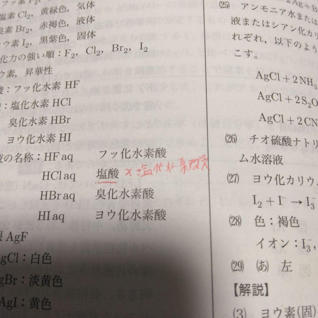 入試化学確認シリーズ2024