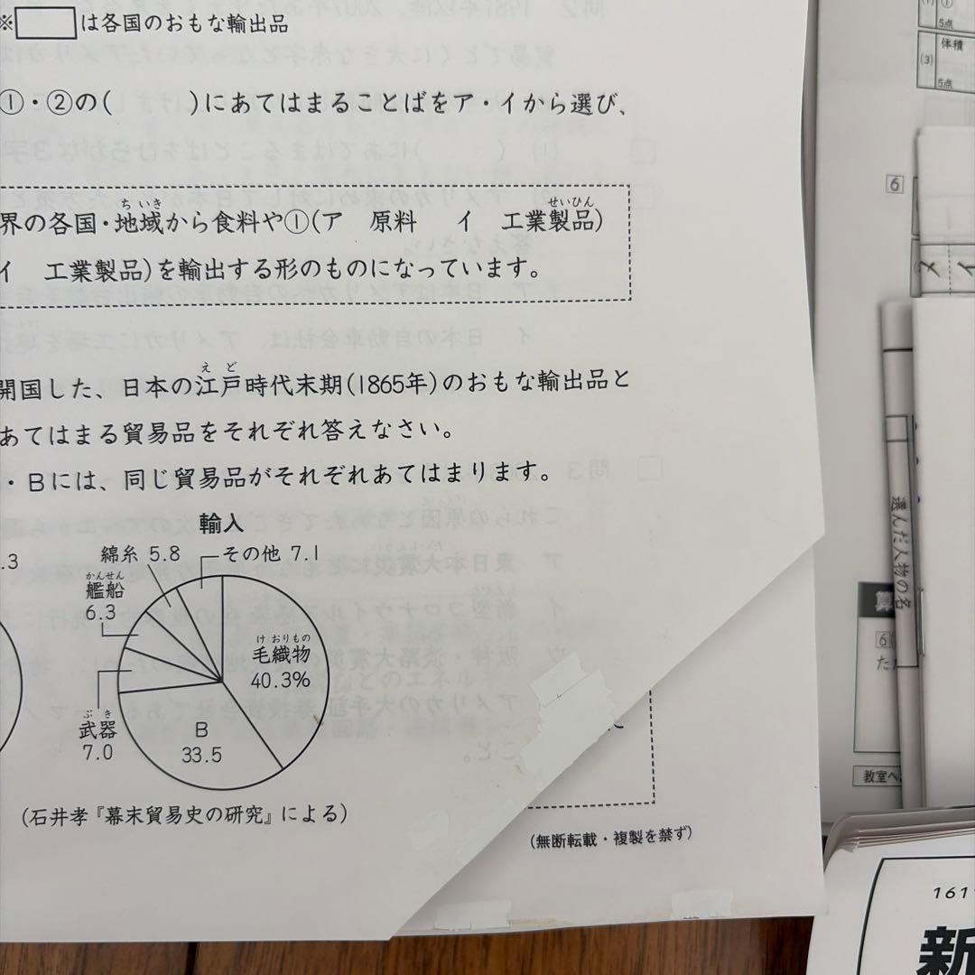 2025年日能研6年生前期育成テストフルセット