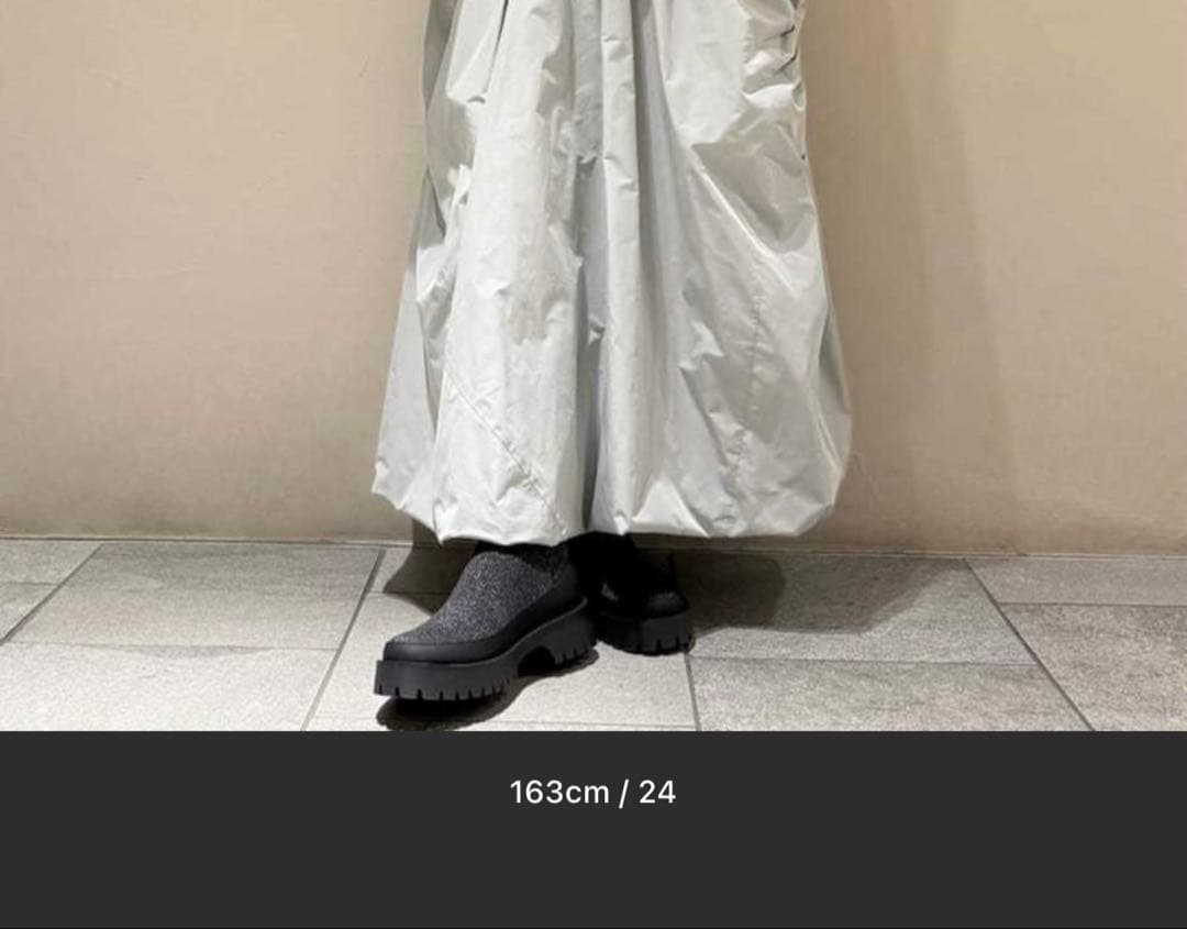 ecoニットブーツ　24.5cm