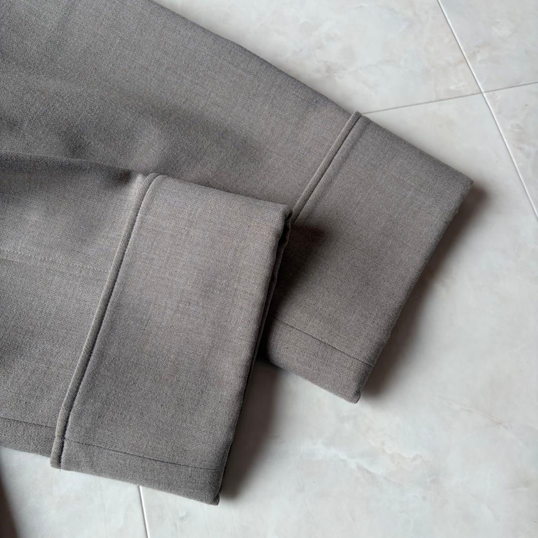 Spick&Span ノーカラーコート グレージュ 36 春秋兼用　羽織