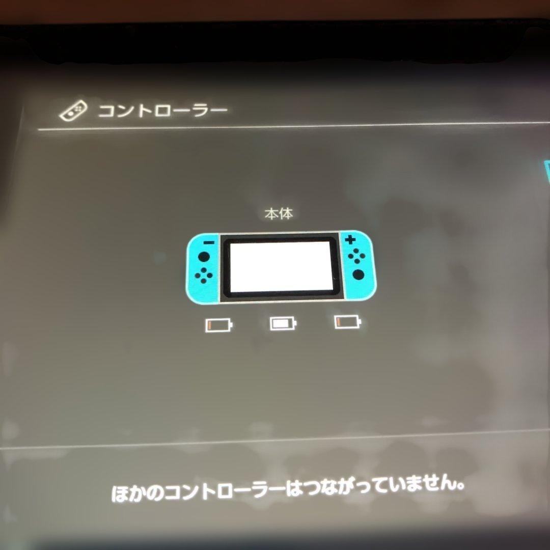 【ジャンク品】Nintendo Switch 本体 青のジョイコン