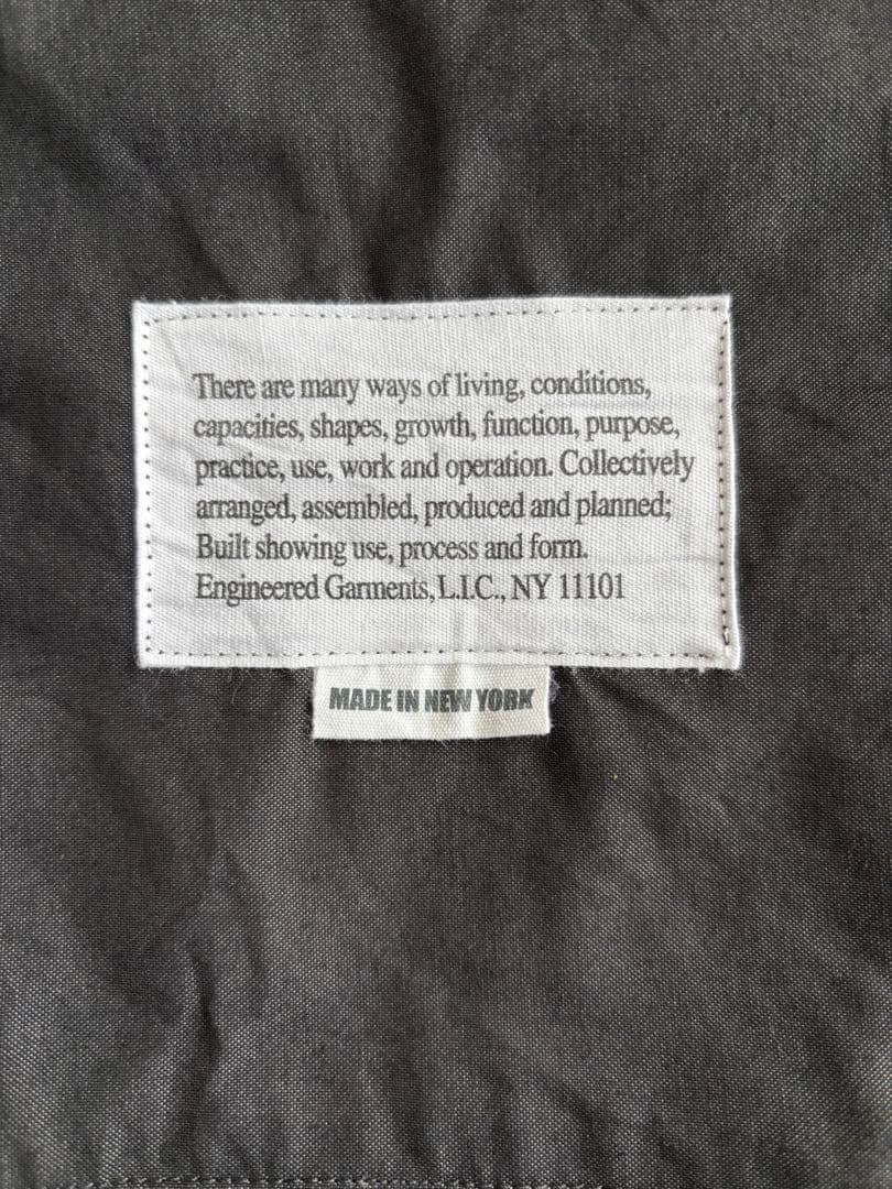 トップス ENGINEERED GARMENTS Field Vest 2025AW