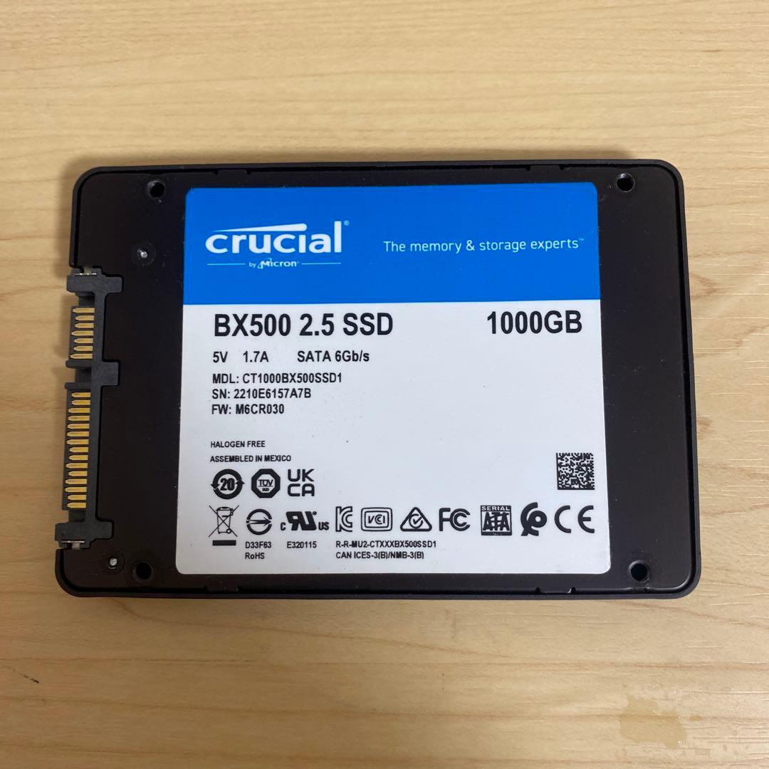 t*8様 SSD 1TB CRUCIAL BX500 2.5 SSD