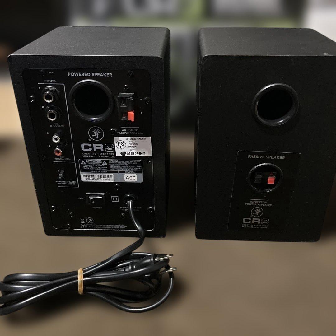 mackie cr3 モニタースピーカー