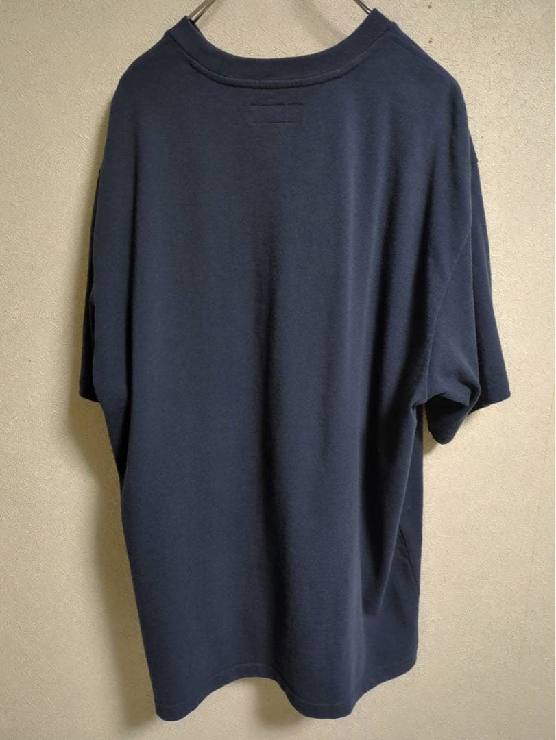 トップス Supreme Satin Applique S/S Top \"Navy\"
